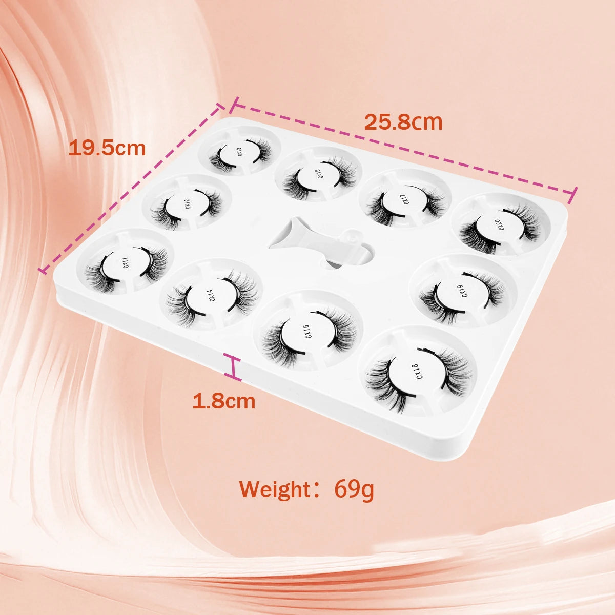 YSDO 10pairs 3D Magnetic False Eyelashes Kit Reusable Natural Mink False Lashes Professional Eyelash Extension With Tweezer HIP