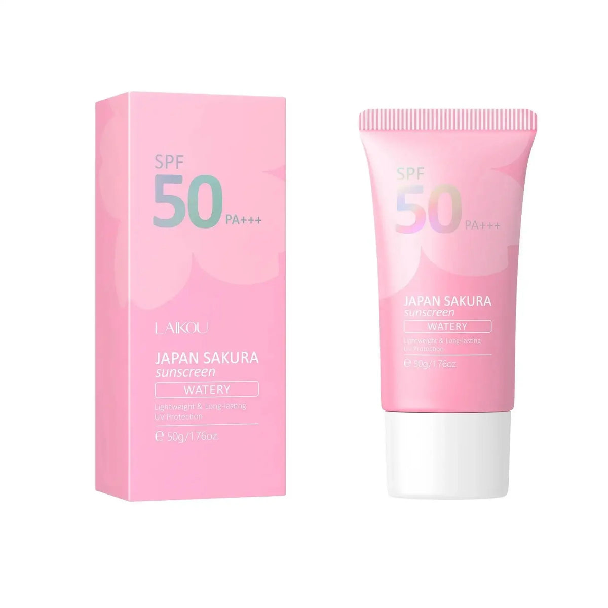 LAIKOU Sakura Sunscreen Primer SPF 50 PA+++ 50g Sunscreen Makeup Primer HIP