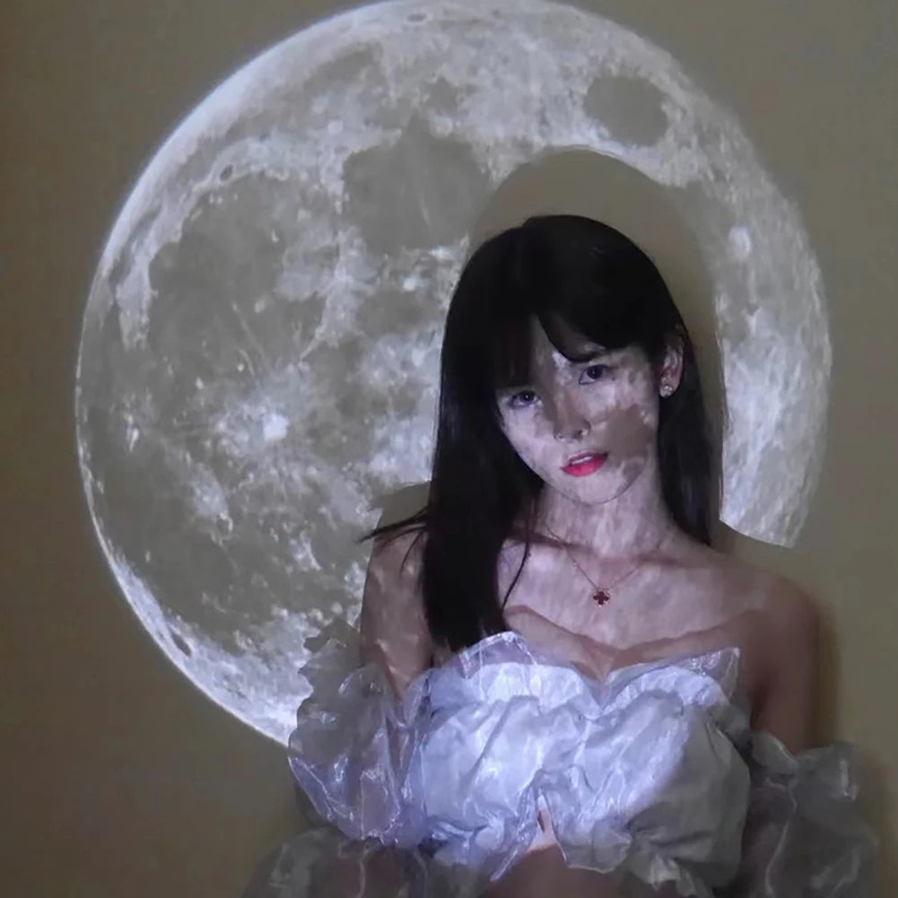 Fantasy Moon Projection Lamp Galaxy Light Background Projector Night Light Photo Prop Wall Lights Party Decoration Bedroom Decor HIP