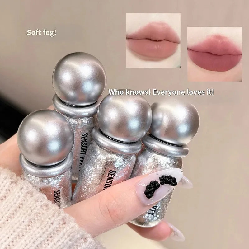 Velvet Matte Lip Tint Liquid Lipstick Long Lasting Waterproof Lip Gloss Pink Makeup Soft Texture Moisturizing Beauty Cosmetic HIP