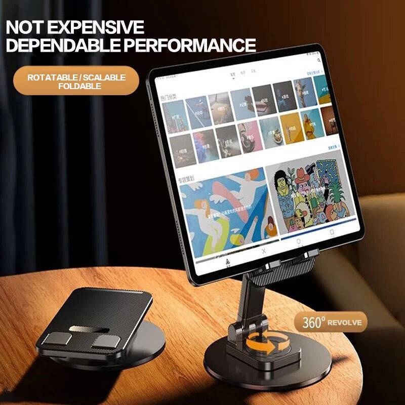 360° Foldable Desk Phone & Tablet Stand | Non-Slip Base Desk Phone Stand HIP