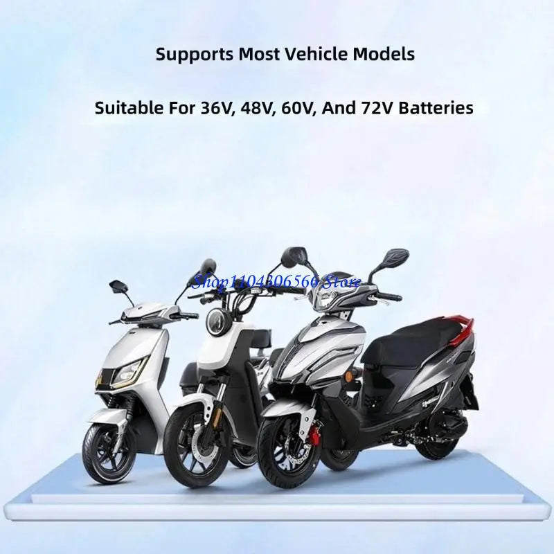 USB-C Charging Hub for 30V–90V Electric Bikes & Motorcycles E-Bike USB Charger HIP