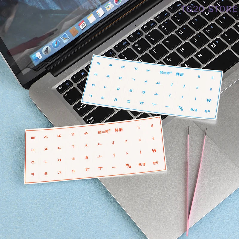 Universal Transparent Keyboard Stickers – Engraving Film Set Keyboard Sticker Set HIP