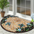 Semi-Circular Anti-Slip Welcome Doormat – Half Round Rug Decorative Doormat HIP 5 60x90cm-Felt