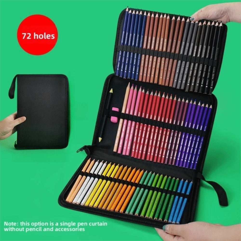 Folding Pencil Case 36/48/72 Holes – Oxford Fabric Art Organizer Folding Pencil Case HIP