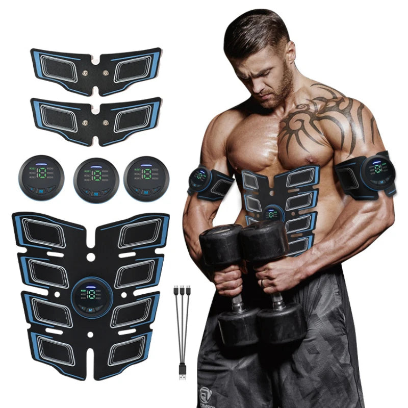 CAMMUO EMS Muscle Trainer Belt – 6 Modes, 15 Levels EMS Training Belt HIP