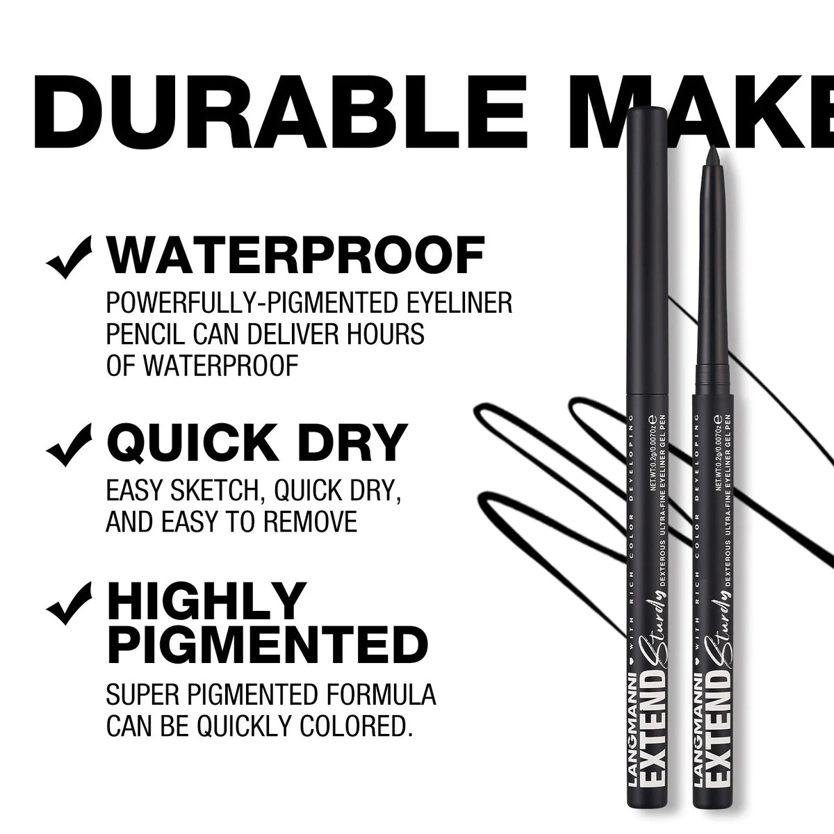 Waterproof Eyeliner Gel Pencil Matte Glitter Lying Silkworm Eye Shadow Pen Brown No Smudge Quick Drying Rotatable Eyeliner Stick HIP