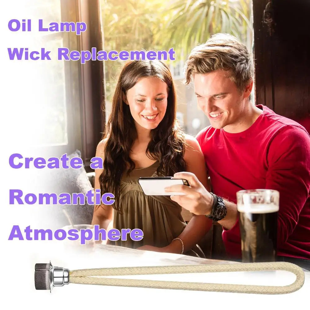 Catalytic Oil Lamp Wick Replacement – Clay & Cotton Cord Oil Lamp Wick HIP