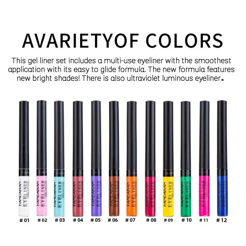 Handaiyan Matte Liquid Eyeliner – Waterproof & UV Long Lasting Liquid Eyeliner HIP