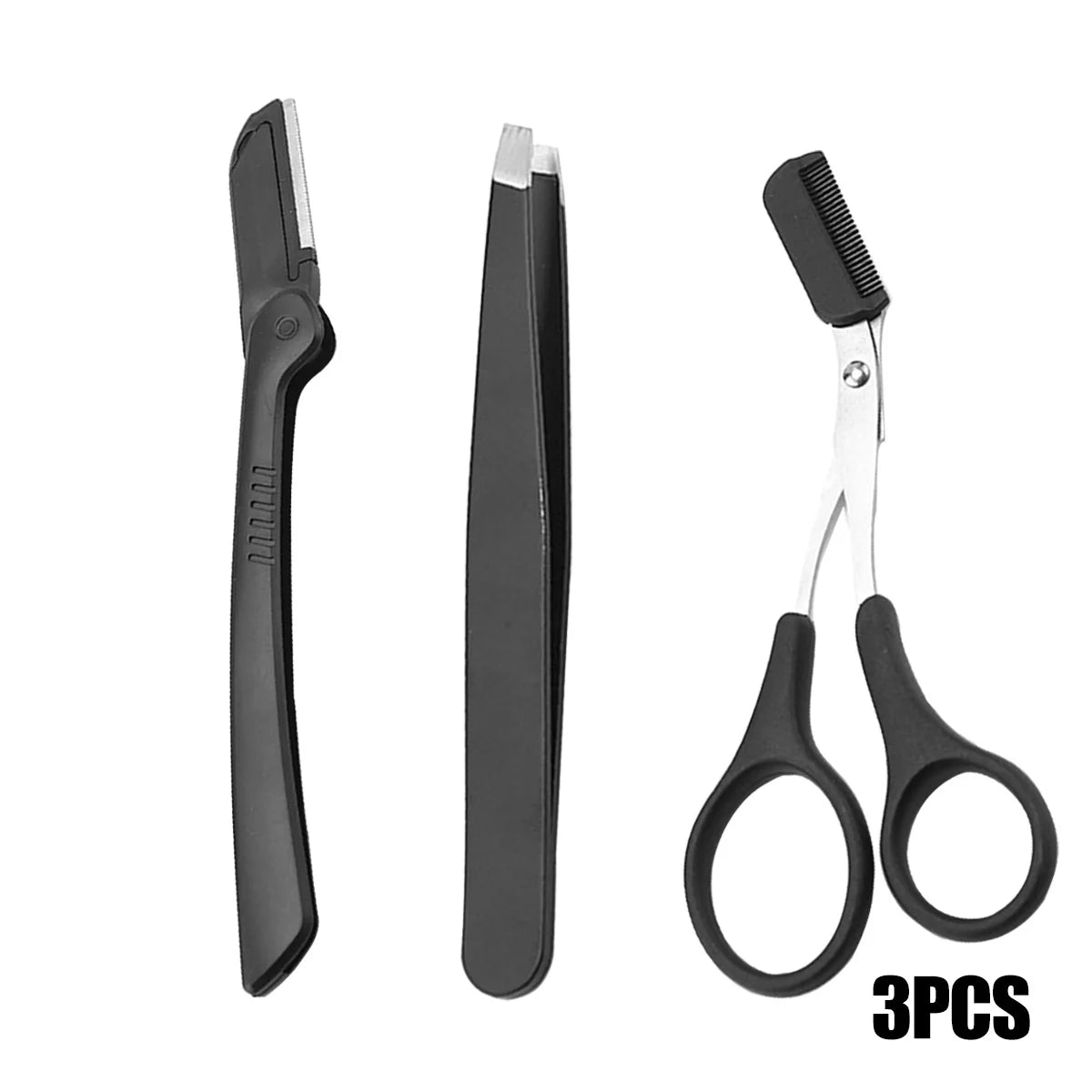 Eyebrow Razor Dermaplaning Set for Women & Men – RUZOFO Eyebrow Razor Set HIP C803-3pcs Black