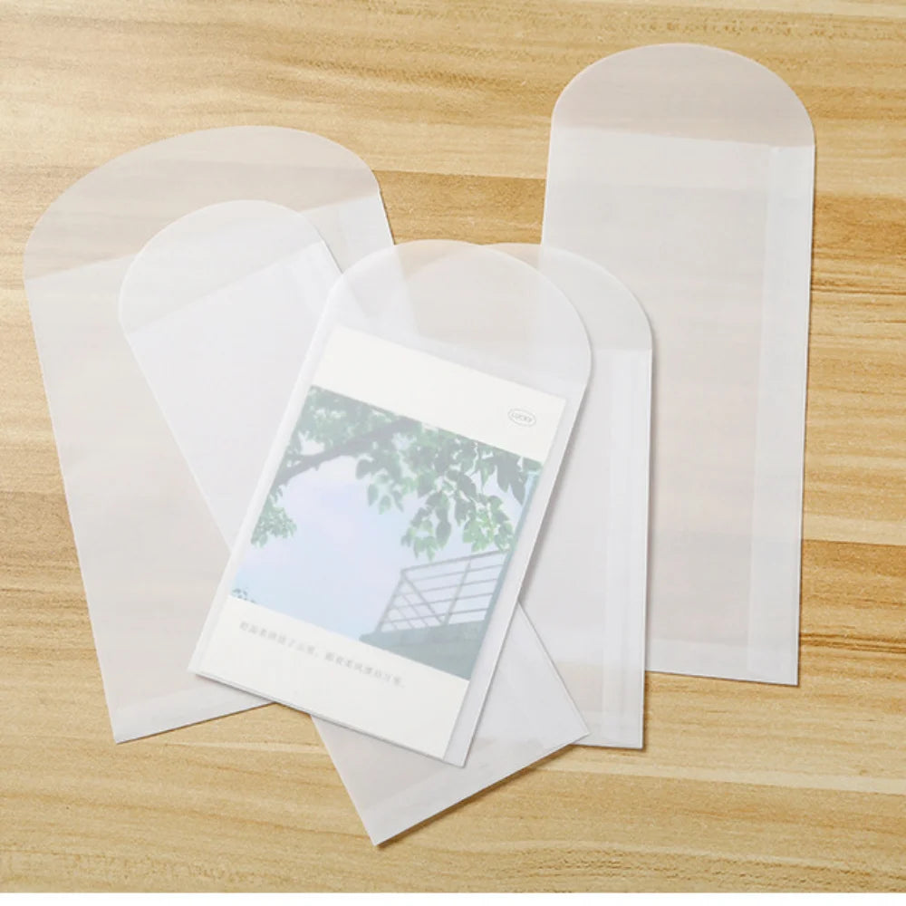 100-Pack Blank Translucent Envelopes – Invitations & Cards Translucent Envelopes HIP