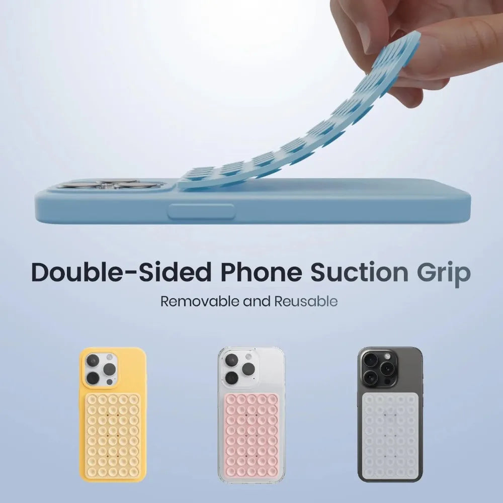 Silicone Double Suction Pad Mount for Phone & Tablet Phone Suction Mount HIP