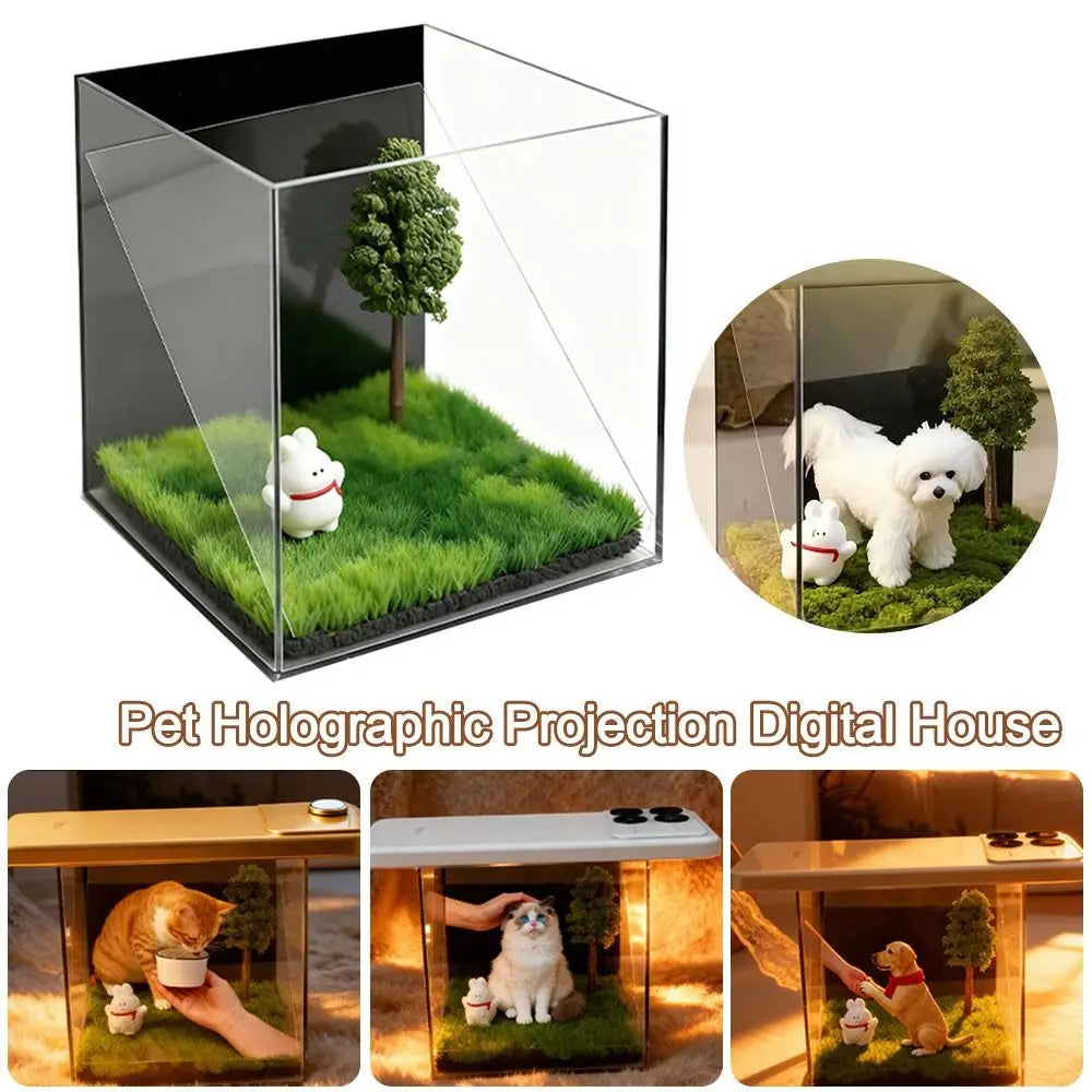 3D Holographic Pet Projection Cube – Acrylic Souvenir Box Holographic Display Cube HIP