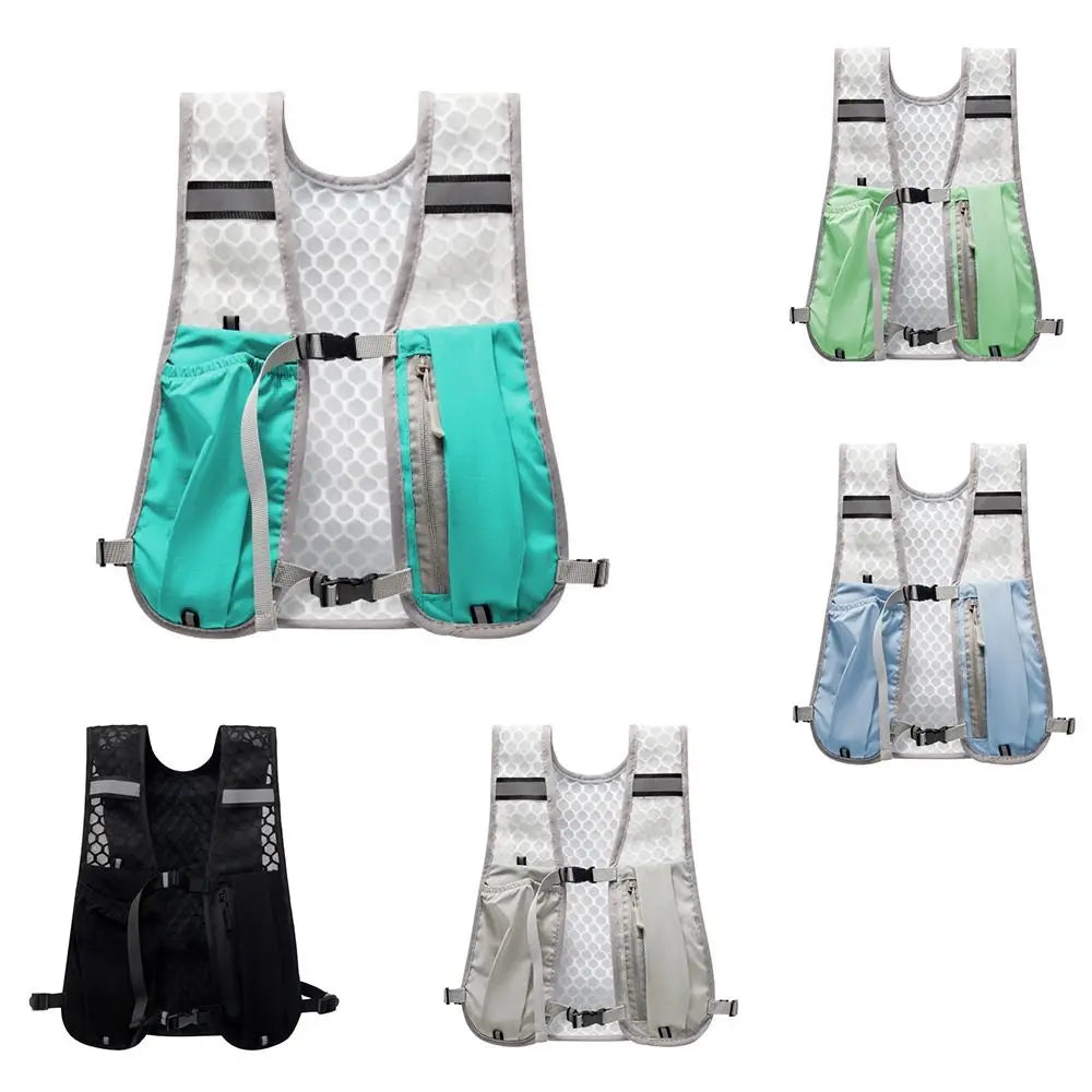 Waterproof Running Vest – Hydration Pocket & Reflective Strips Running Hydration Vest HIP