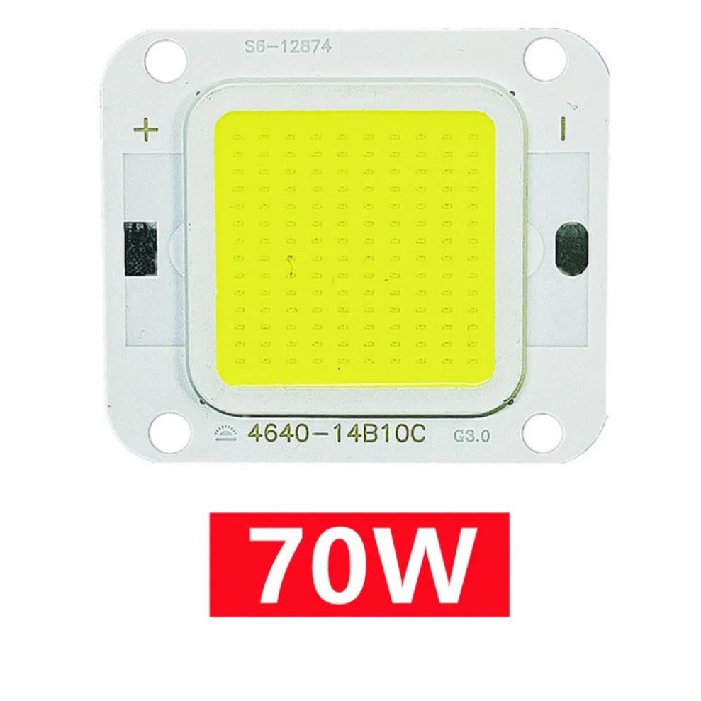LED COB Chip 10W–70W DC27-36V No Driver DIY Flood Spotlight LED COB Chip HIP