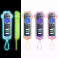 Dog Paw Glow-in-the-Dark Silicone Remote Cover | TCL Roku Remote Control Cover HIP Green Purple
