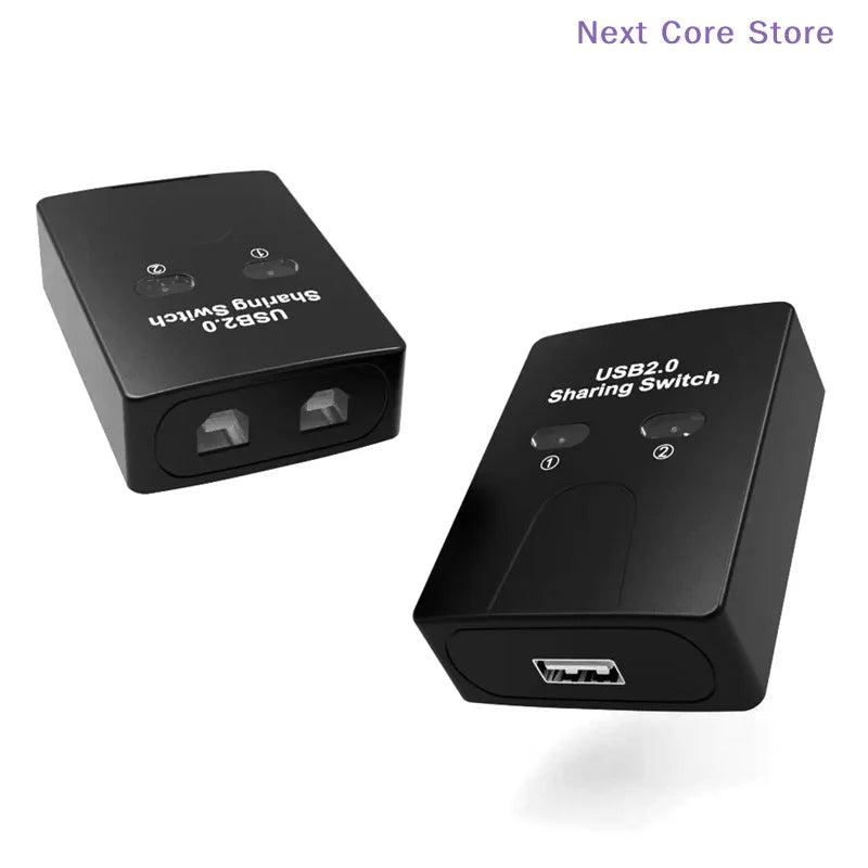 USB 2.0 2-Port Switch Hub – Share Printer Between 2 Computers USB Switch Hub HIP