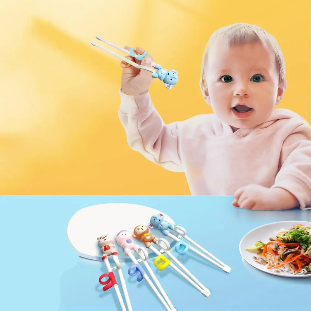 Kids Training Chopsticks – Cartoon Animal Beginner Set Kids Training Chopsticks HIP