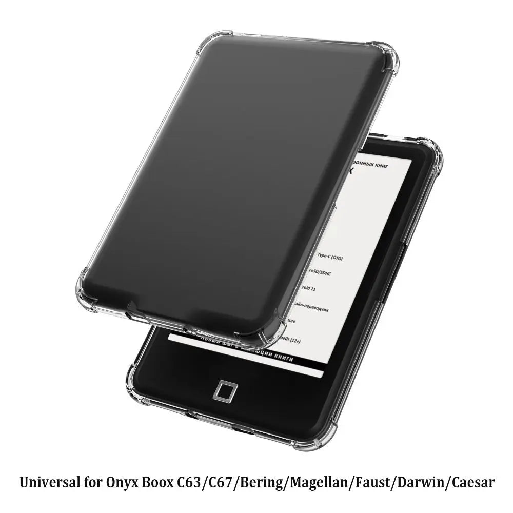 Airbag Clear TPU Case for Onyx Boox 6" e-Reader – Shockproof E-Reader Case HIP