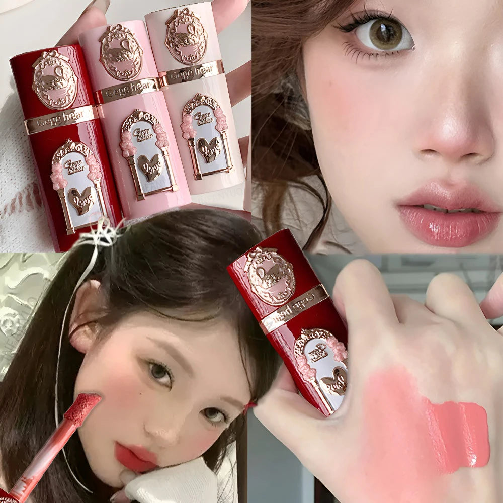 Garden Cupid Liquid Blush Makeup for Cheeks Matte Finish Face Blushes Cream For Healthy Natural Rouge Lightweight Lasting 블러셔 HIP