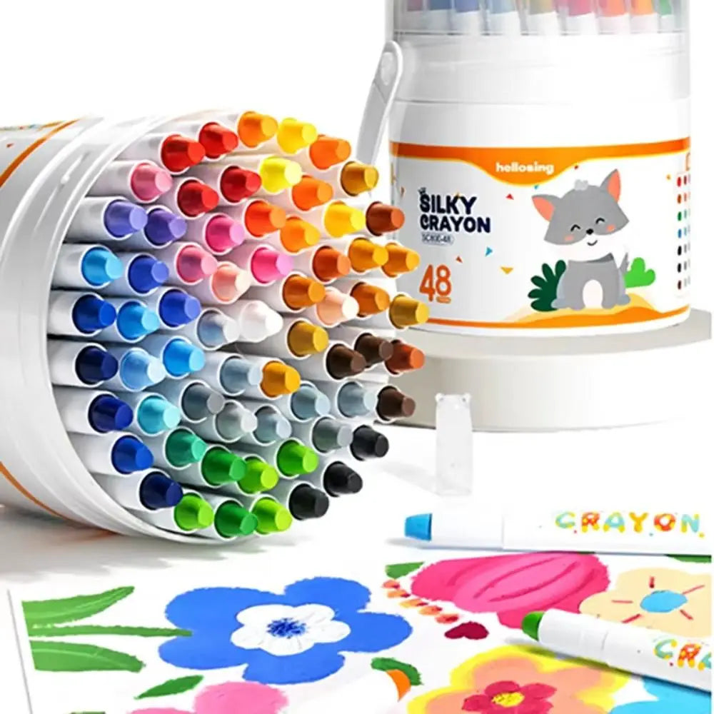 12/24 Color Twist-Up Washable Oil Pastels – Blendable Crayon Set Oil Pastel Crayon Set HIP
