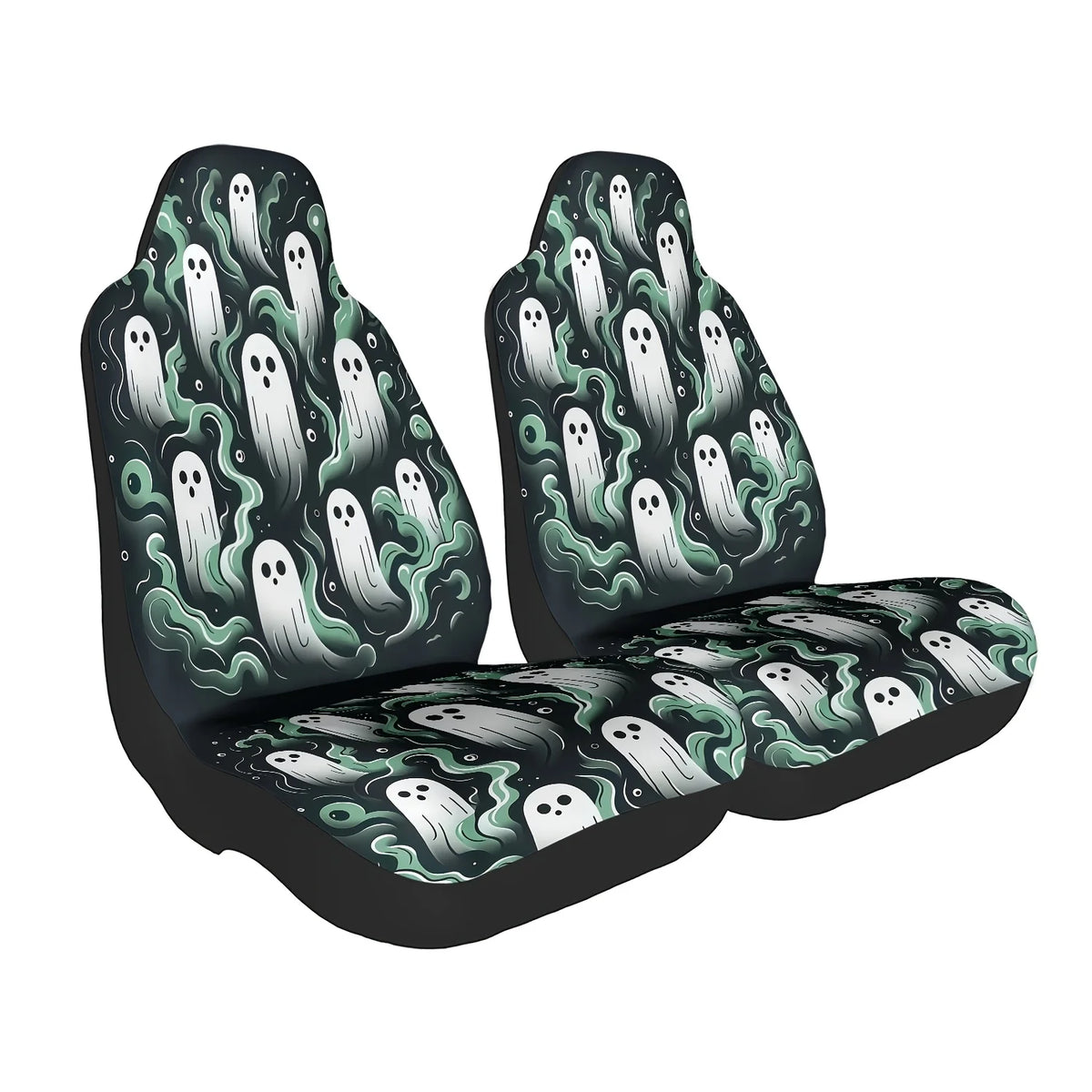 Green Smoke Print Car Seat Cover – Wear-Resistant & Easy Clean Car Seat Cover HIP