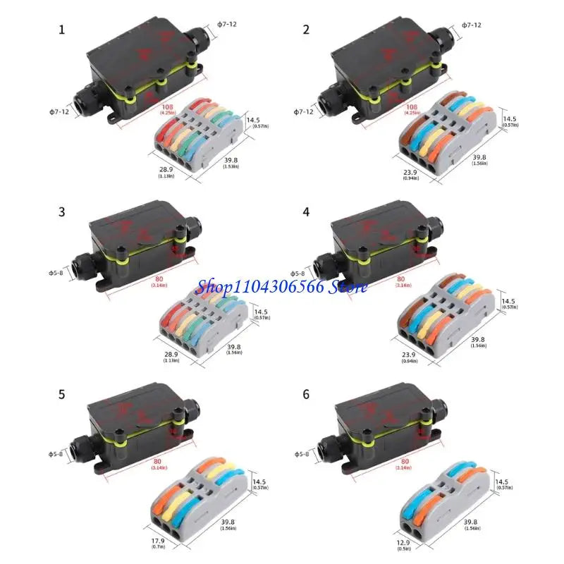 IP68 Waterproof Electrical Connector – Marine & Car Wiring Waterproof Electrical Connector HIP