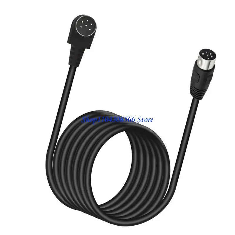 DIN 6 Pin Male to Male Audio Cable – Sound & Data Adapter Audio Adapter Cable HIP