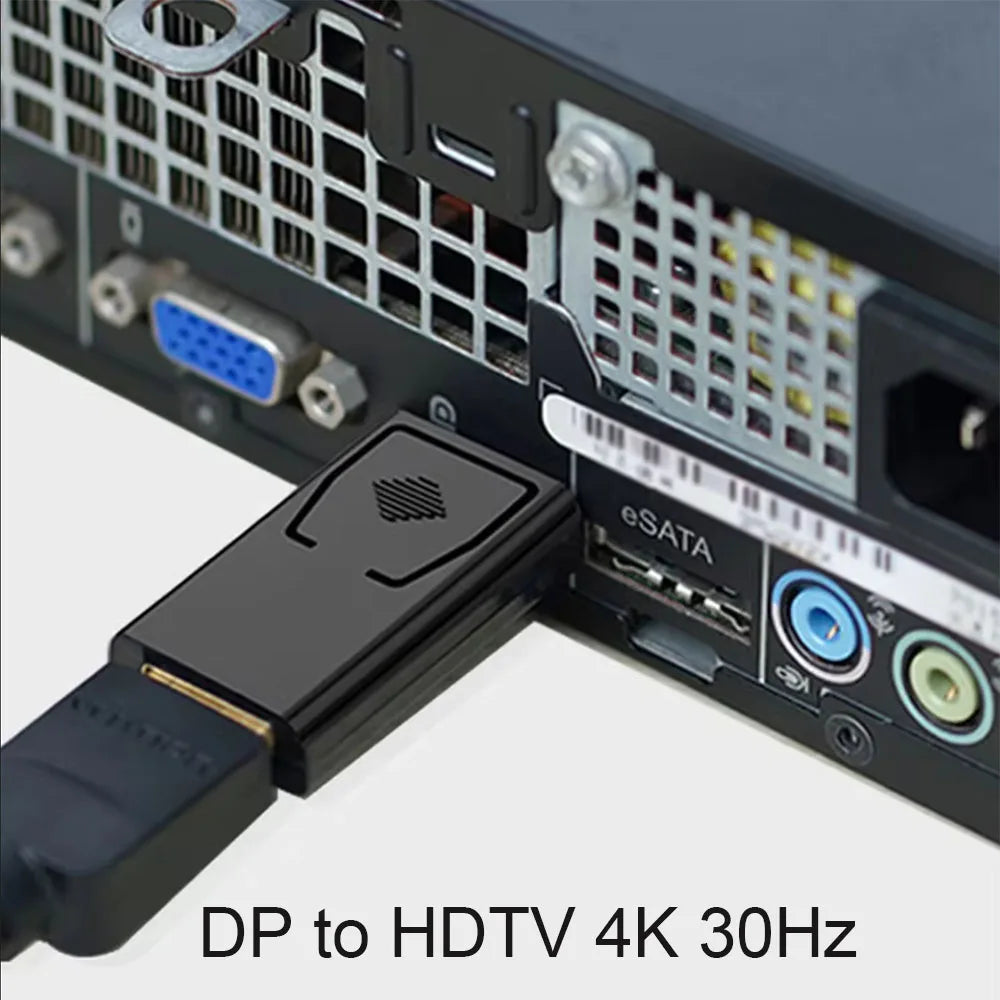4K DisplayPort to HDMI Adapter | Audio & Video Converter Display Adapter HIP