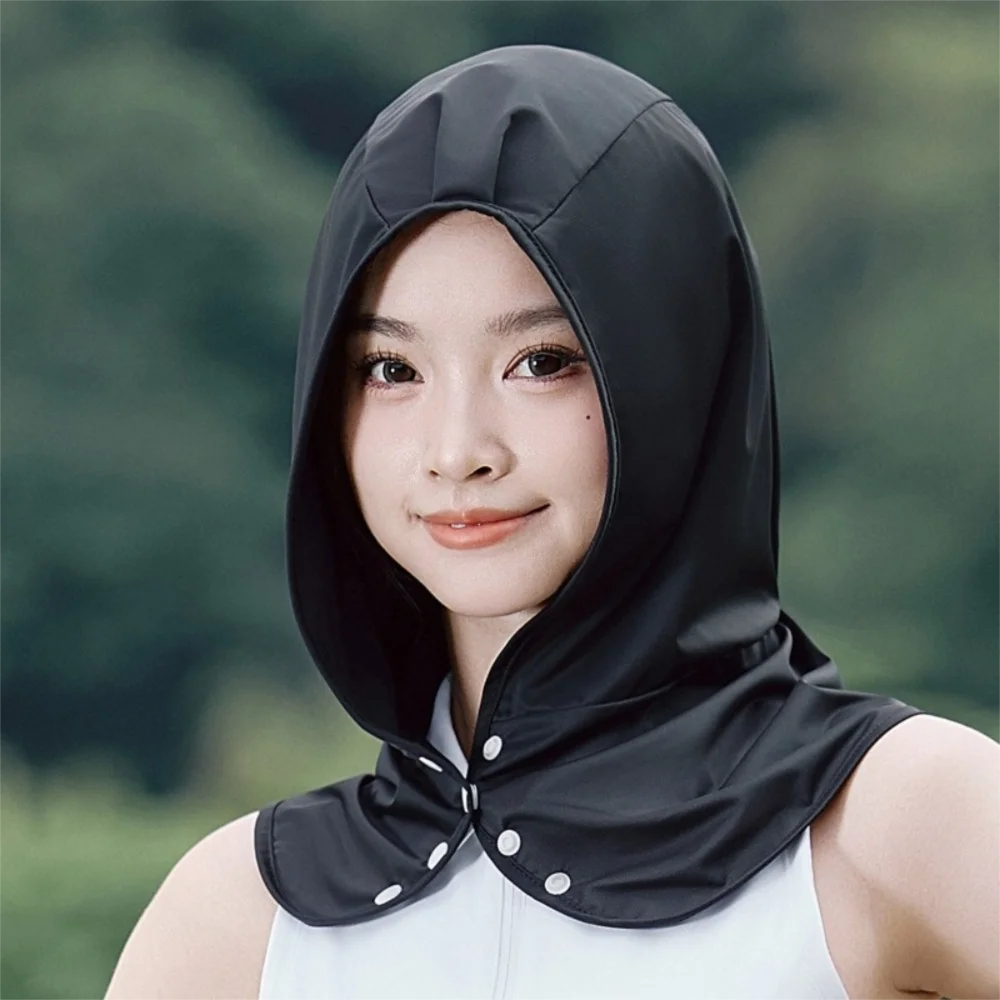 Ice Silk UV Face Mask & Neck Cover – Breathable Sun Protection UV Neck Face Cover HIP Black