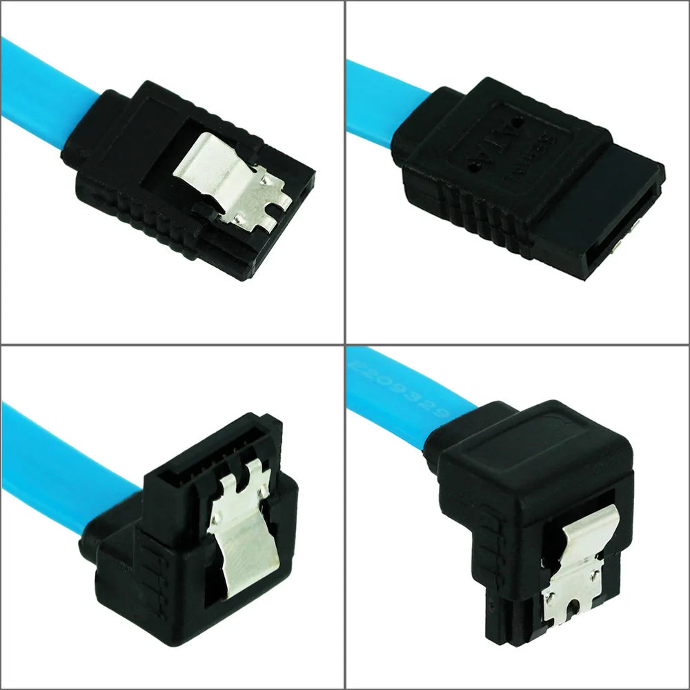SATA 3.0 Cable 90° – HDD & SSD Adapter for ASUS MSI Gigabyte SATA Data Cable HIP