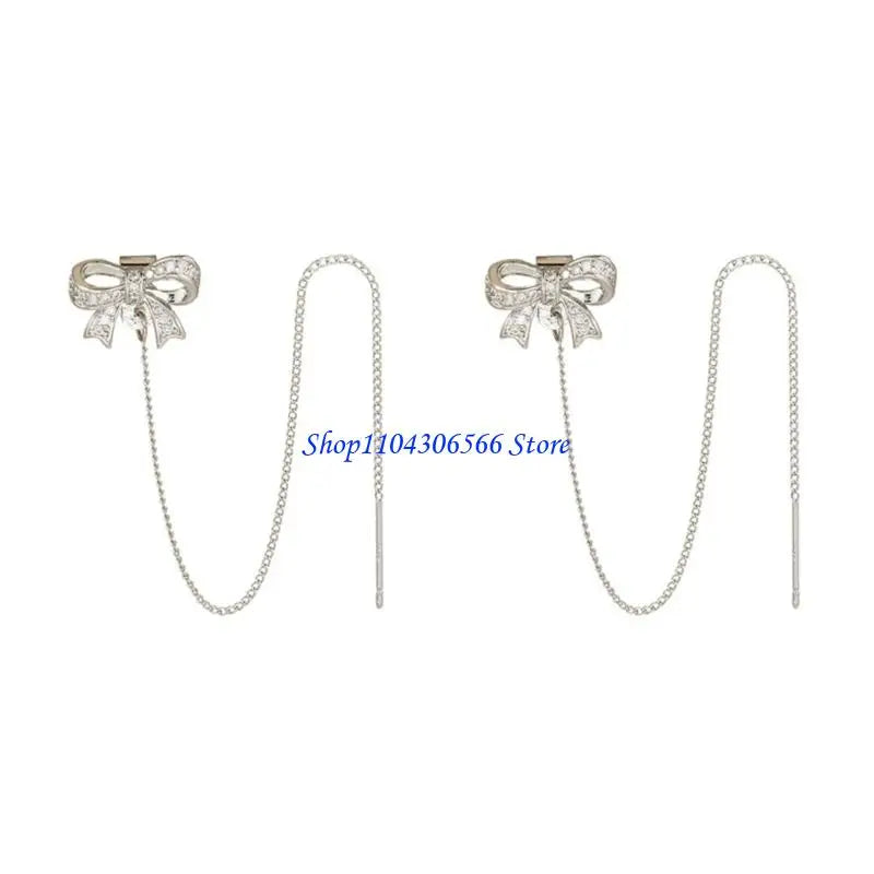 Butterfly Zircon Earphone Clip Charm for Freeclip 1 & 2 Earbud Charm Clip HIP Silver CN