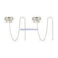 Butterfly Zircon Earphone Clip Charm for Freeclip 1 & 2 Earbud Charm Clip HIP Silver CN