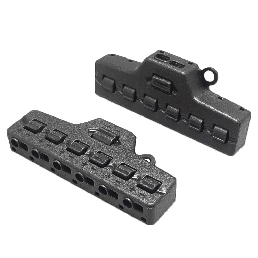 6 Ports Out Line Splitter Quick Connect Low Voltage Wire Splitter Distribution Block For Lighting Led Strip Connection Terminal HIP