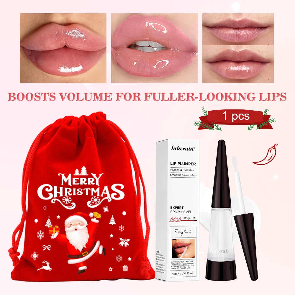 Volumizing Plumping Lip Oil Gloss Long Lasting Moisturizer Volume Boosting Non Dry Hydrating Lip Care Makeup Christmas HIP 1Expert