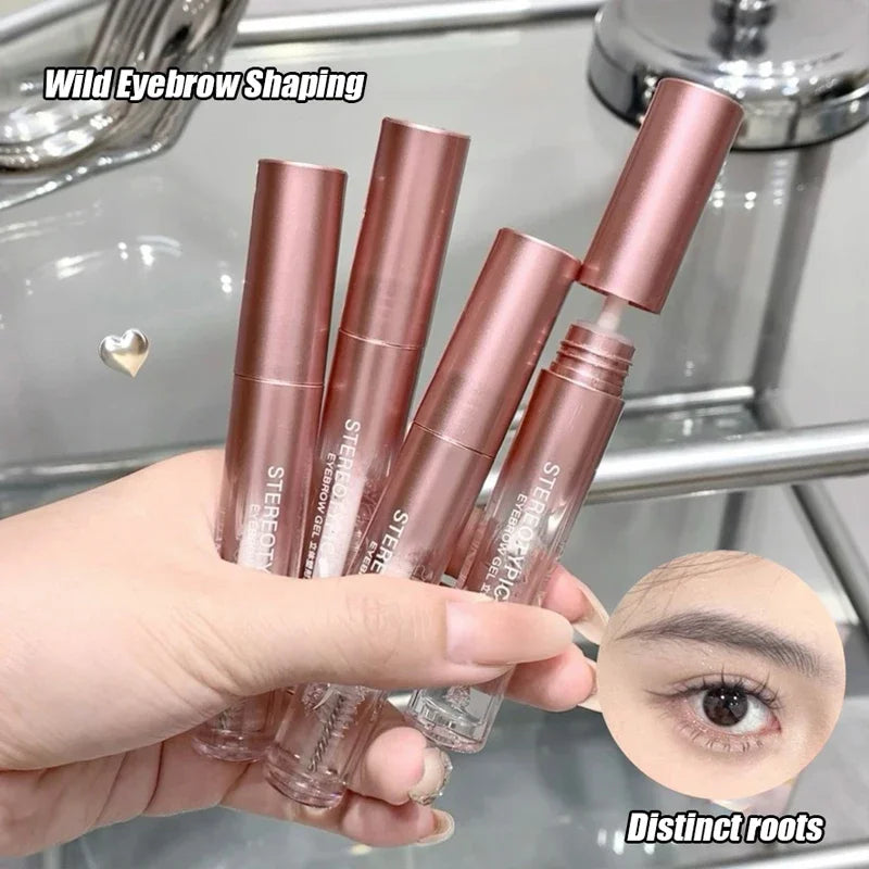 Transparent Waterproof Eyebrow Styling Gel Long Lasting Fixing Brow Soap Cream Makeup Clear Liquid Eyebrow Sealed Layer Cosmetic HIP