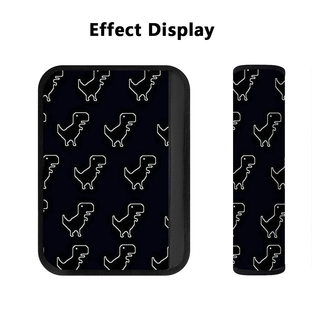 Dinosaur Seat Belt Covers Set of 2 – Soft Car Accessory Seat Belt Covers HIP