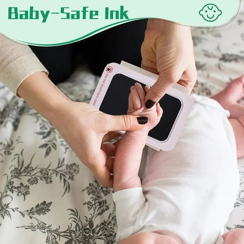 Baby & Pet Inkless Print Kit – Safe Non-Toxic Handprint Footprint Baby Print Kit HIP