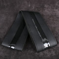 Carbon Fiber Leather Steering Wheel Cover – 38cm Universal Steering Wheel Cover HIP BLACK Thread-A
