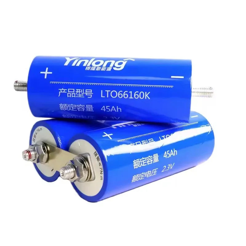 Yinlong 66160 LTO Lithium Titanate Battery 2.3V 40Ah/45Ah LTO Battery Cell HIP