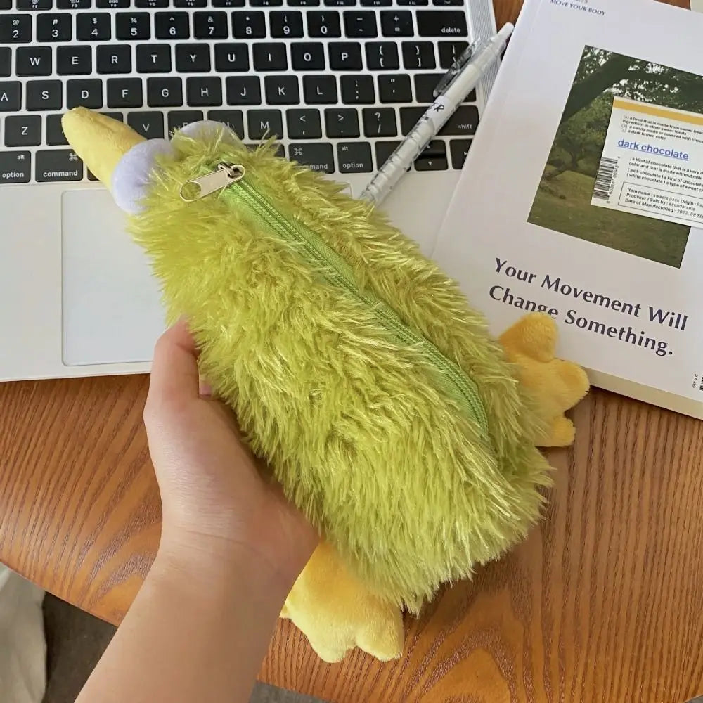 Kiwi Bird Plush Pencil Case – Large Capacity Pen Bag Plush Pencil Case HIP