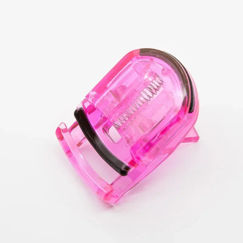 RUZOFO Mini Folding Eyelash Curler – Multicolor Makeup Clip Eyelash Curler HIP C760-Rose red 1pcs