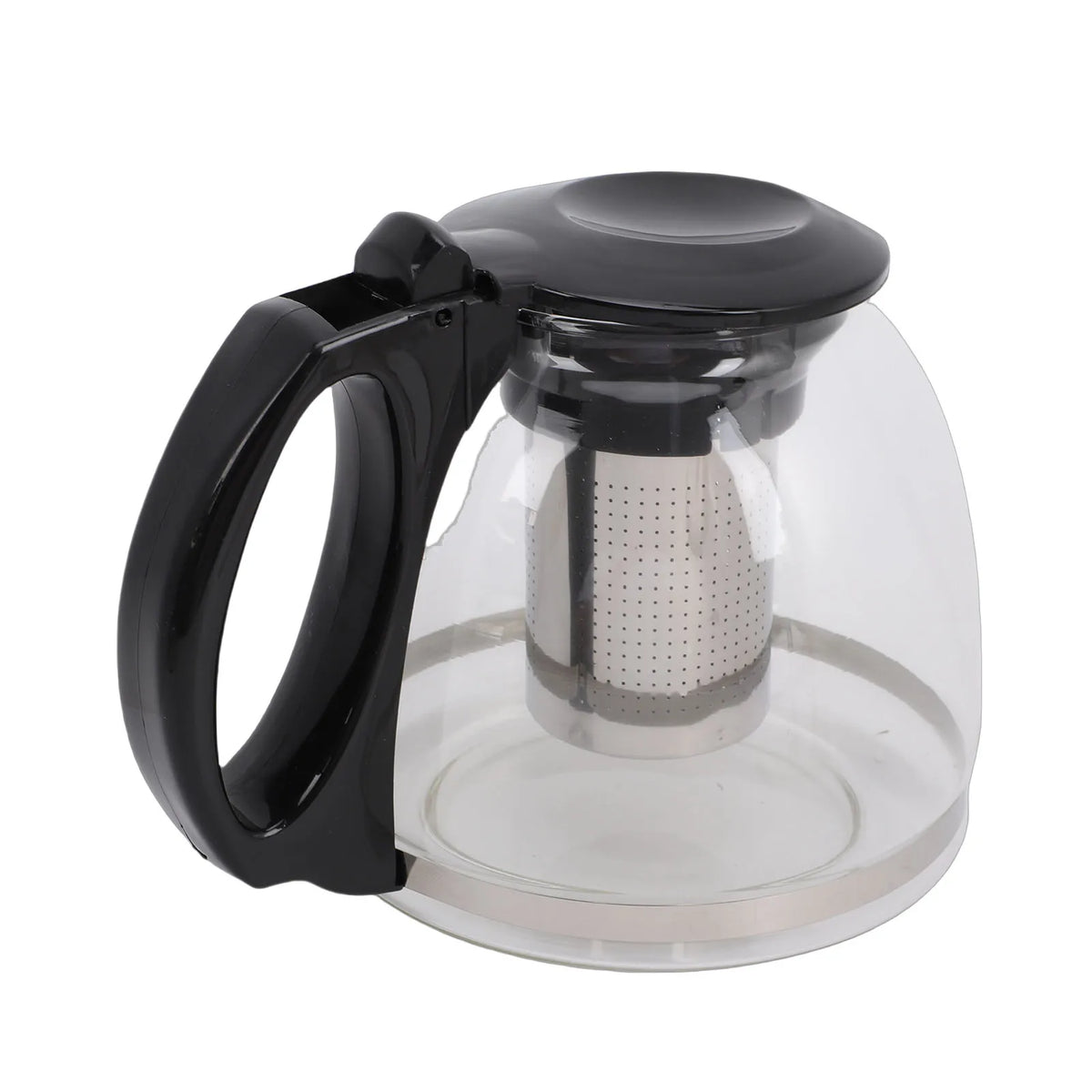 Electric Turkish Tea Maker 2000W Borosilicate Glass Tea Kettle Stainless Steel Infuser 2L Kettle 0.8L Teapot Capacity HIP