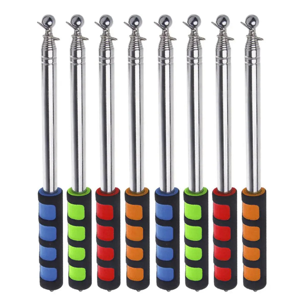 2M Telescopic Stainless Steel Flagpole – Tour Guide & Teaching Telescopic Flagpole HIP
