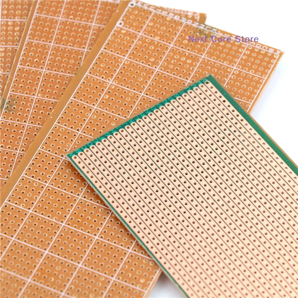 5-Pack Stripboard Veroboard Uncut PCB Board 6.5×14.5cm Prototype PCB Board HIP