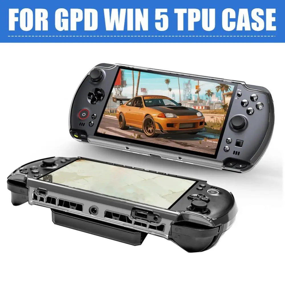 GPD Win 5 Shockproof TPU Protective Case – Clear Cover Gaming Console Case HIP