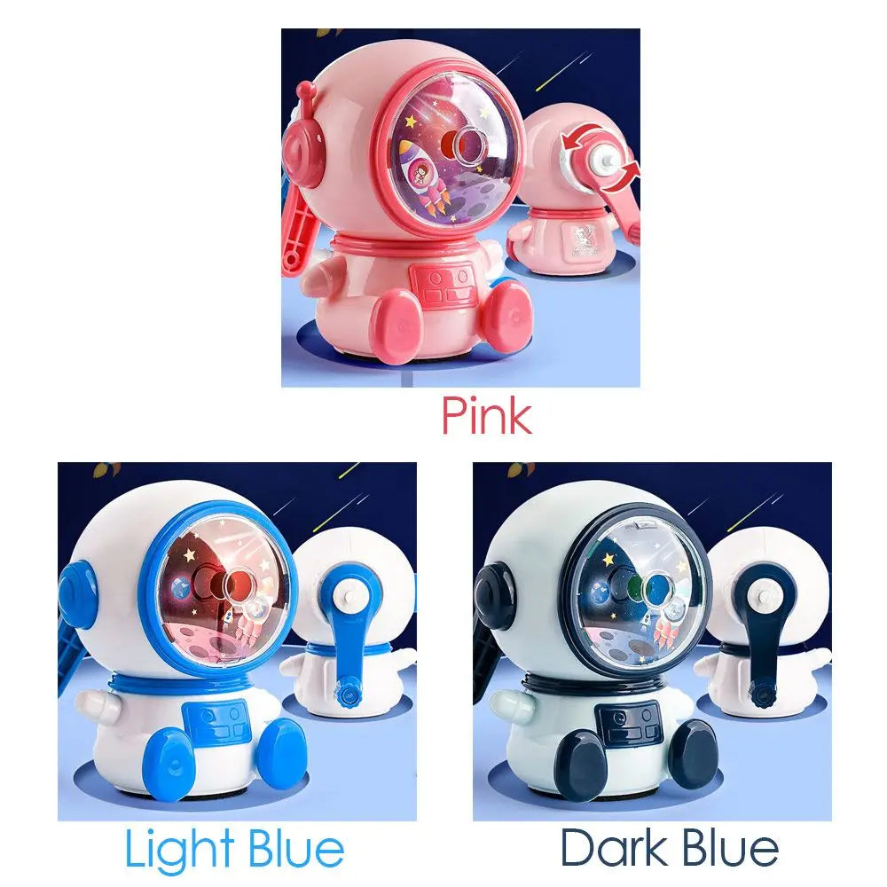 Astronaut Pencil Sharpener – 3-Gear Adjustable Hand-Crank Mechanical Pencil Sharpener HIP