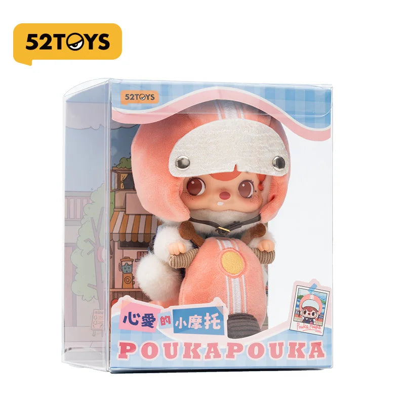 52TOYS POUKAPOUKA Limited Edition Plush Vinyl Pendant Doll Collectible Plush Doll HIP A