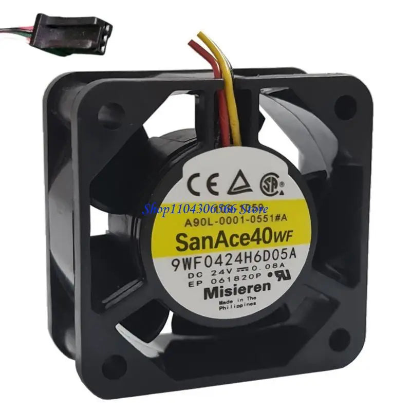 40mm Ball Bearing Server Cooling Fan 24V 3-Pin 40x40x20mm Server Cooling Fan HIP FANUC for interface China Mainland