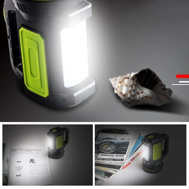 ESMARTER Rechargeable LED Searchlight – IP65, 2 Modes Rechargeable Flashlight HIP
